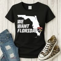 Florida Panther We Want Florida Women's T-Shirt thumb 3