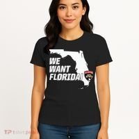 Florida Panther We Want Florida Women's T-Shirt thumb 4