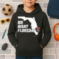 Florida Panther We Want Florida Kids Hoodie thumb 2