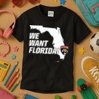 Florida Panther We Want Florida Kids T-Shirt thumb 3
