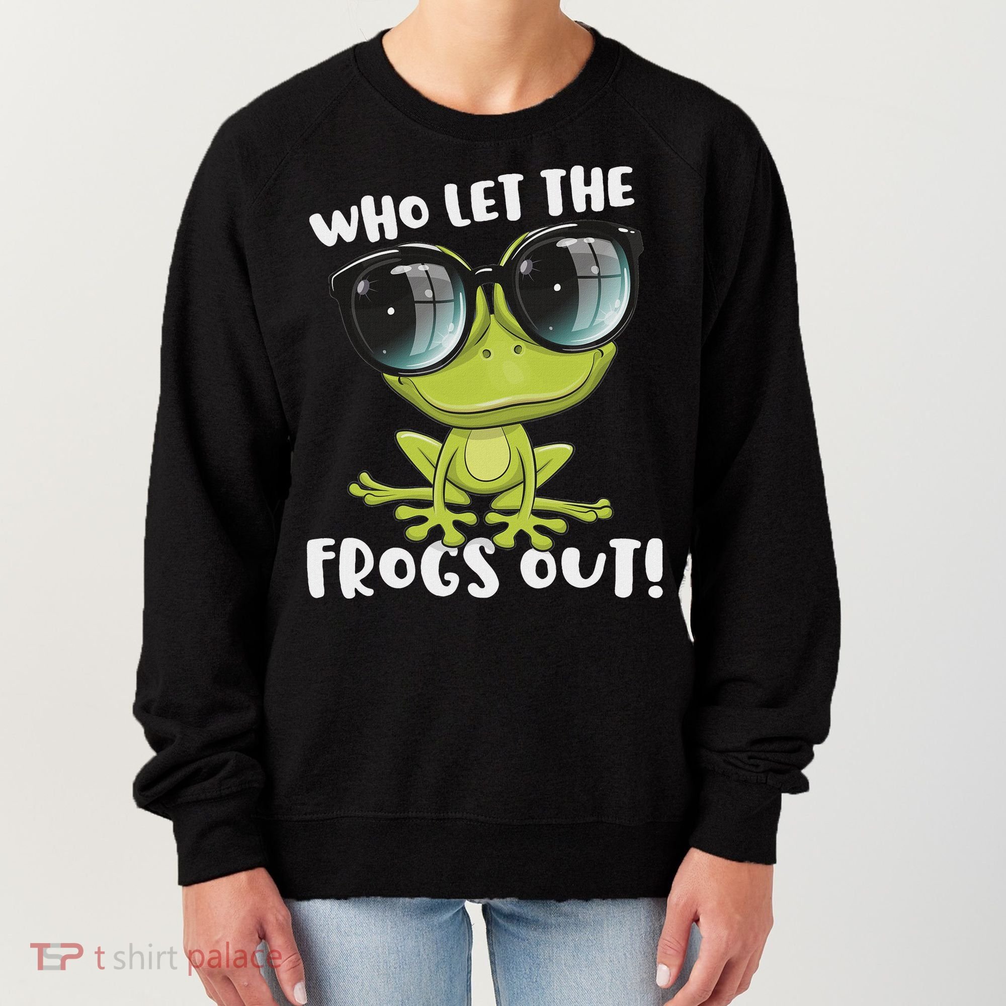 Funny Passover Who Let The Frogs Ou Jewish Seder Women's Sweatshirt