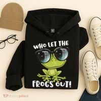 Funny Passover Who Let The Frogs Ou Jewish Seder Hoodie thumb 4