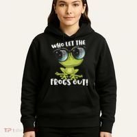 Funny Passover Who Let The Frogs Ou Jewish Seder Hoodie thumb 5