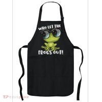 Funny Passover Who Let The Frogs Ou Jewish Seder Apron thumb 0