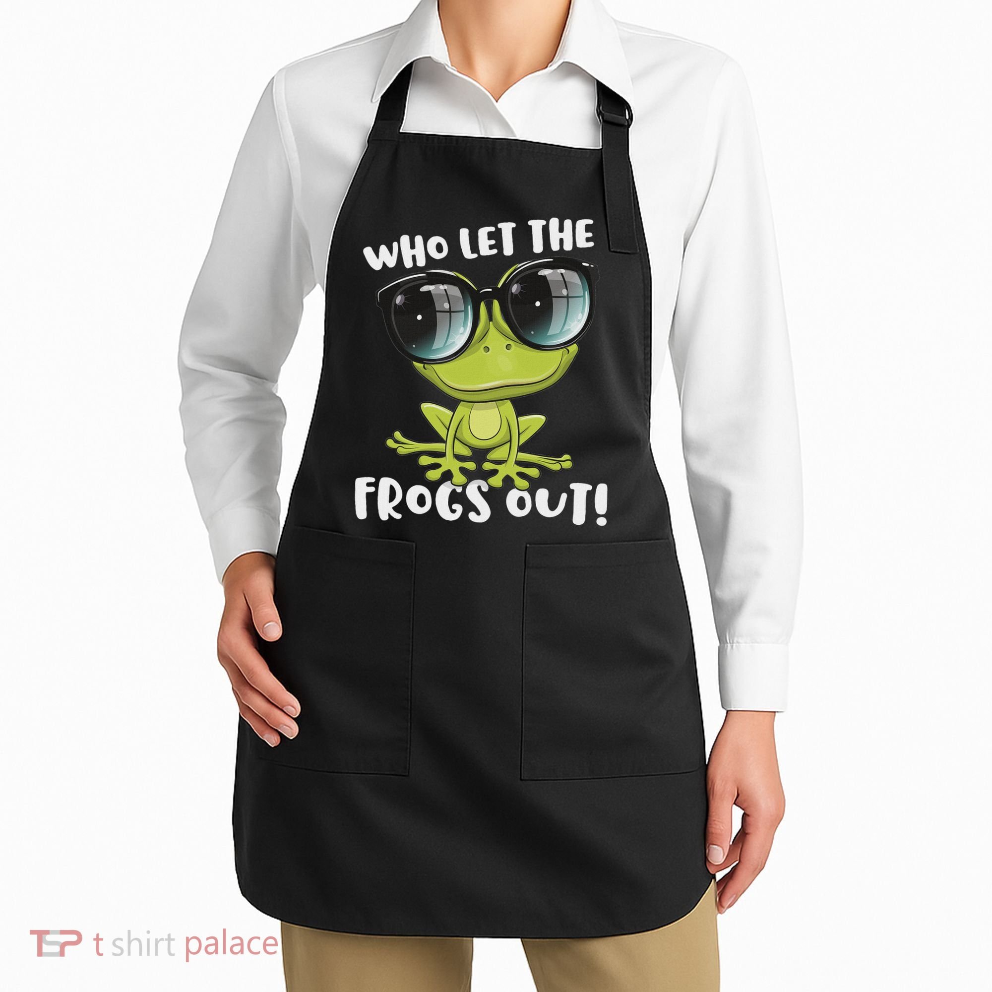 Funny Passover Who Let The Frogs Ou Jewish Seder Apron