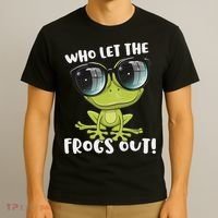 Funny Passover Who Let The Frogs Ou Jewish Seder T-Shirt thumb 3