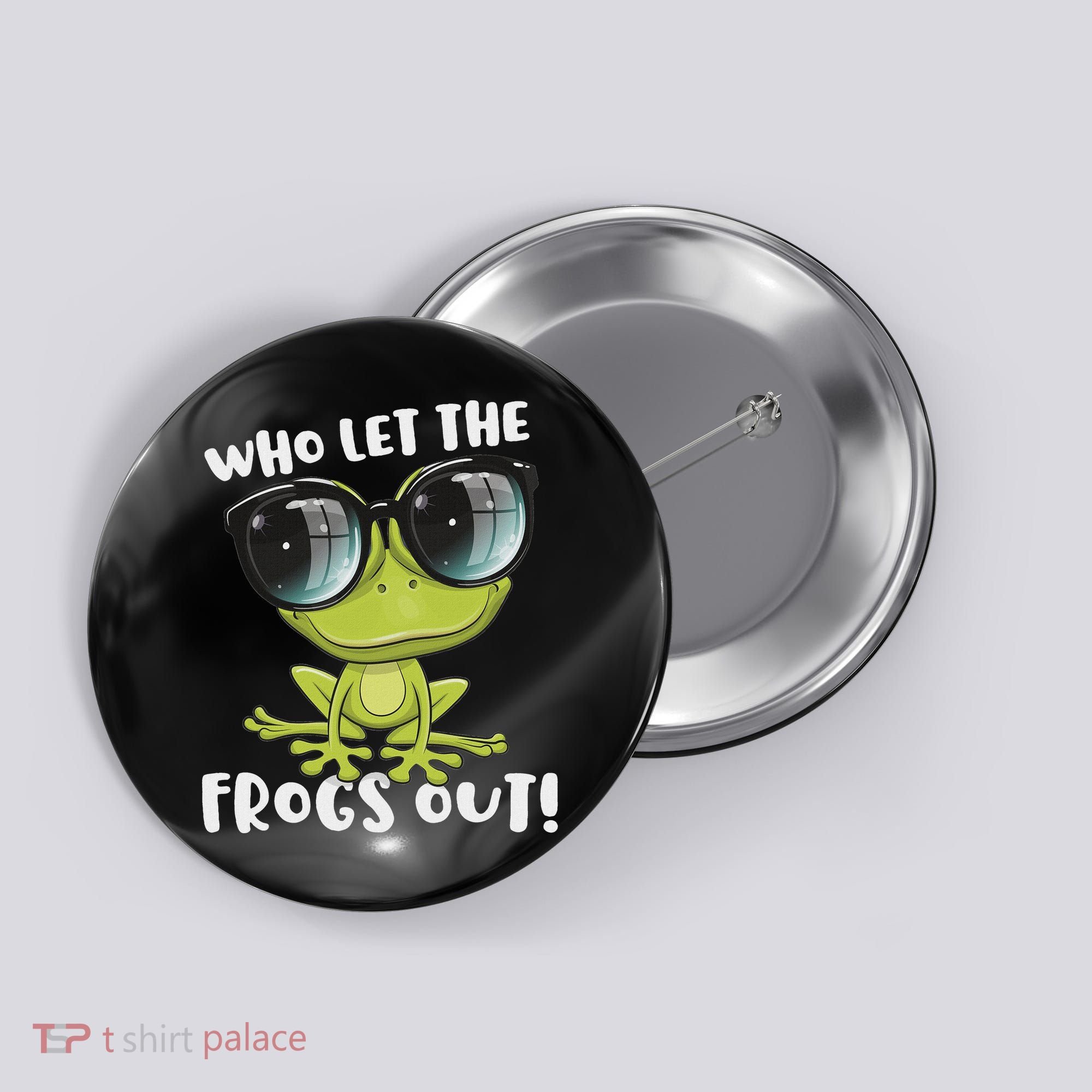 Funny Passover Who Let The Frogs Ou Jewish Seder Button