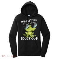 Funny Passover Who Let The Frogs Ou Jewish Seder Women's Hoodie thumb 0
