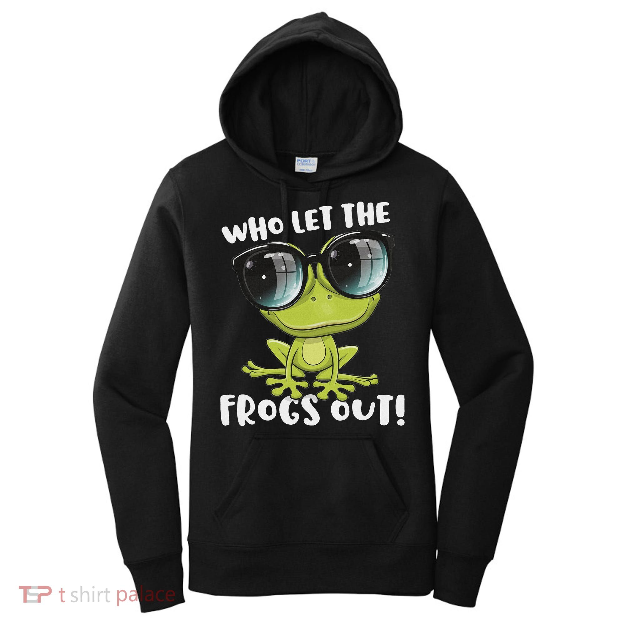 Funny Passover Who Let The Frogs Ou Jewish Seder Women's Hoodie