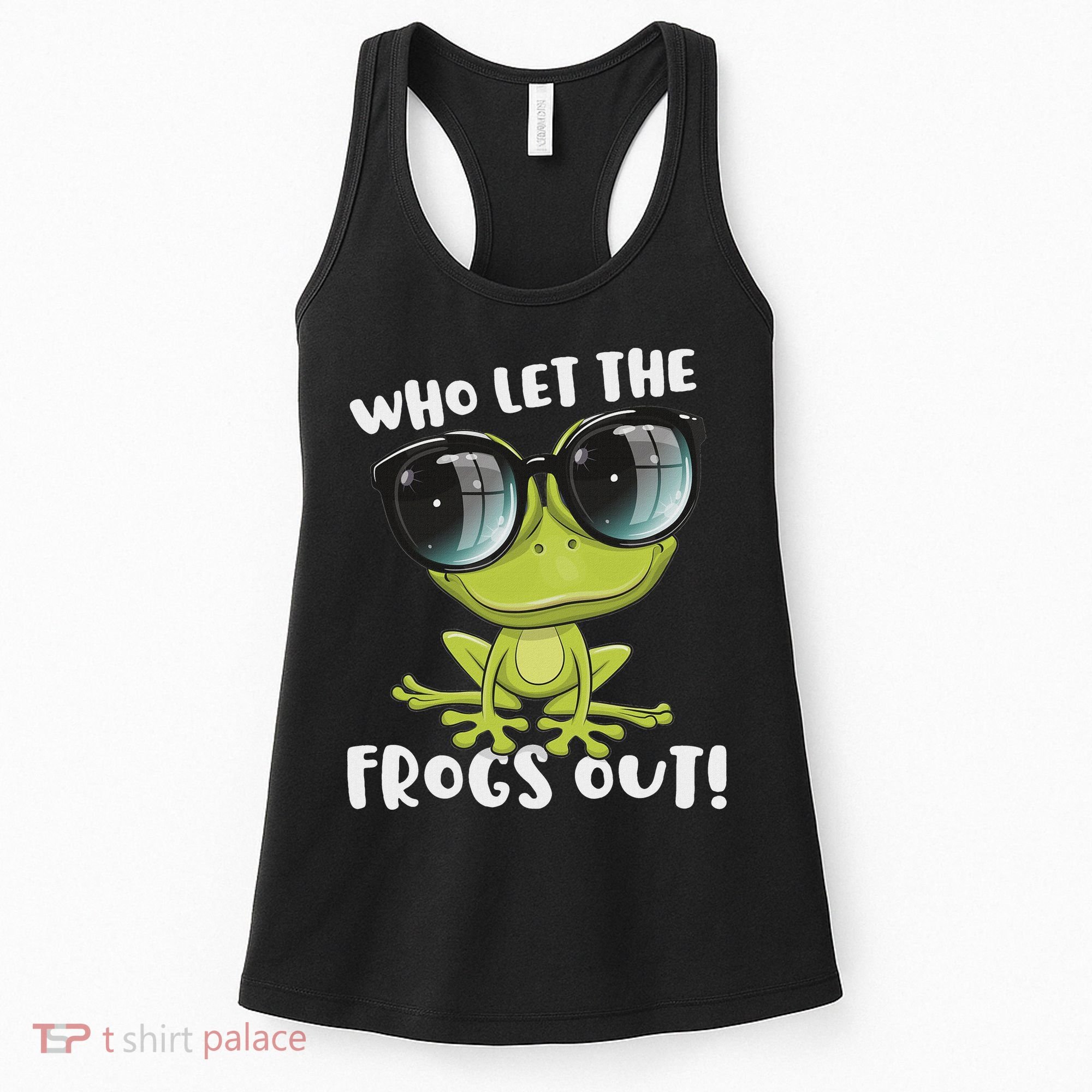 Funny Passover Who Let The Frogs Ou Jewish Seder Women's Tank Top