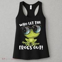 Funny Passover Who Let The Frogs Ou Jewish Seder Women's Tank Top thumb 3
