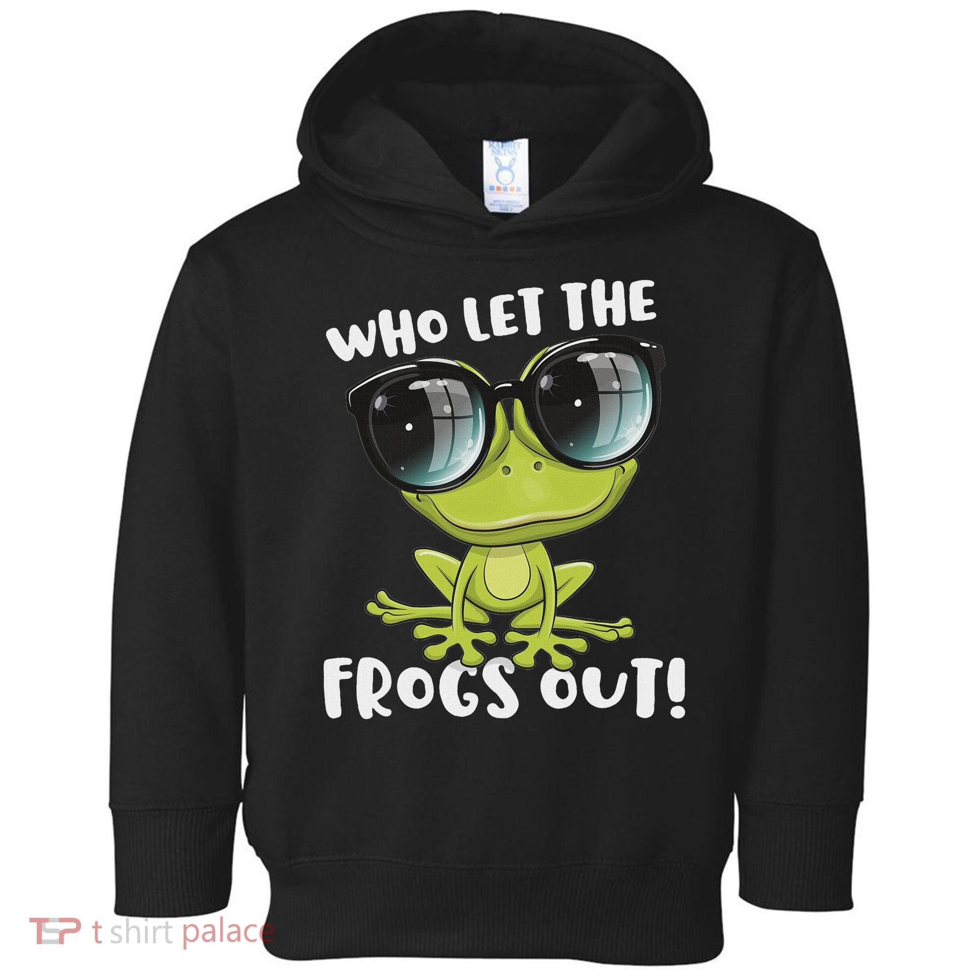 Funny Passover Who Let The Frogs Ou Jewish Seder Toddler Hoodie