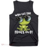 Funny Passover Who Let The Frogs Ou Jewish Seder Tank Top thumb 0
