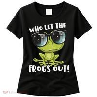 Funny Passover Who Let The Frogs Ou Jewish Seder Women's T-Shirt thumb 0
