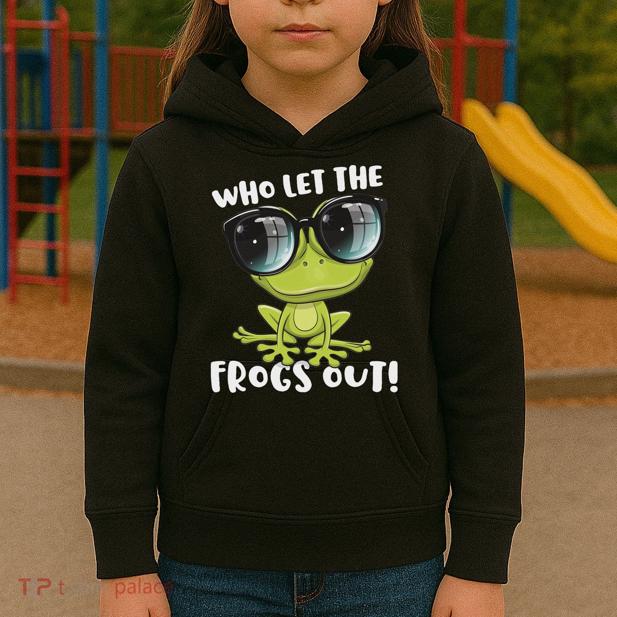 Funny Passover Who Let The Frogs Ou Jewish Seder Kids Hoodie