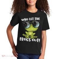Funny Passover Who Let The Frogs Ou Jewish Seder Kids T-Shirt thumb 2
