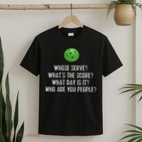 Funny Pickleball Whose Serve League Pickleball Team T-Shirt thumb 2