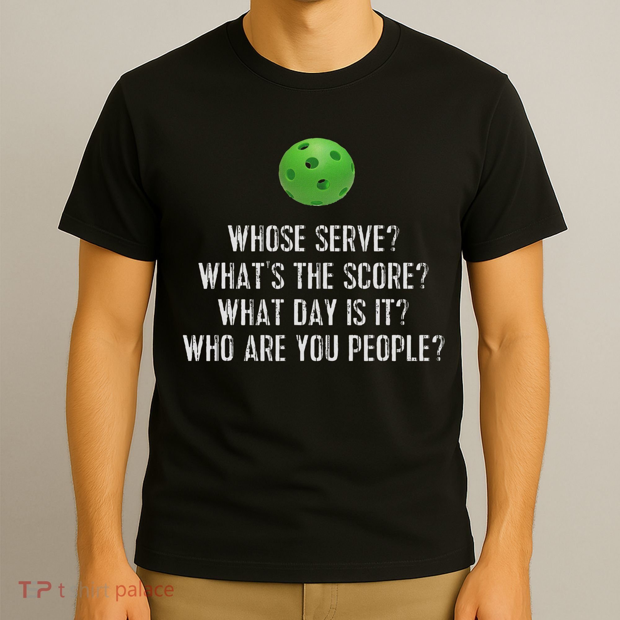 Funny Pickleball Whose Serve League Pickleball Team T-Shirt