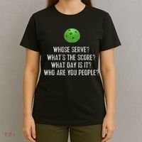 Funny Pickleball Whose Serve League Pickleball Team T-Shirt thumb 4