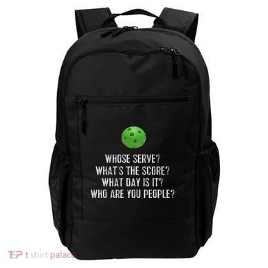 Funny Pickleball Whose Serve League Pickleball Team Backpack