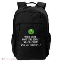 Funny Pickleball Whose Serve League Pickleball Team Backpack thumb 0