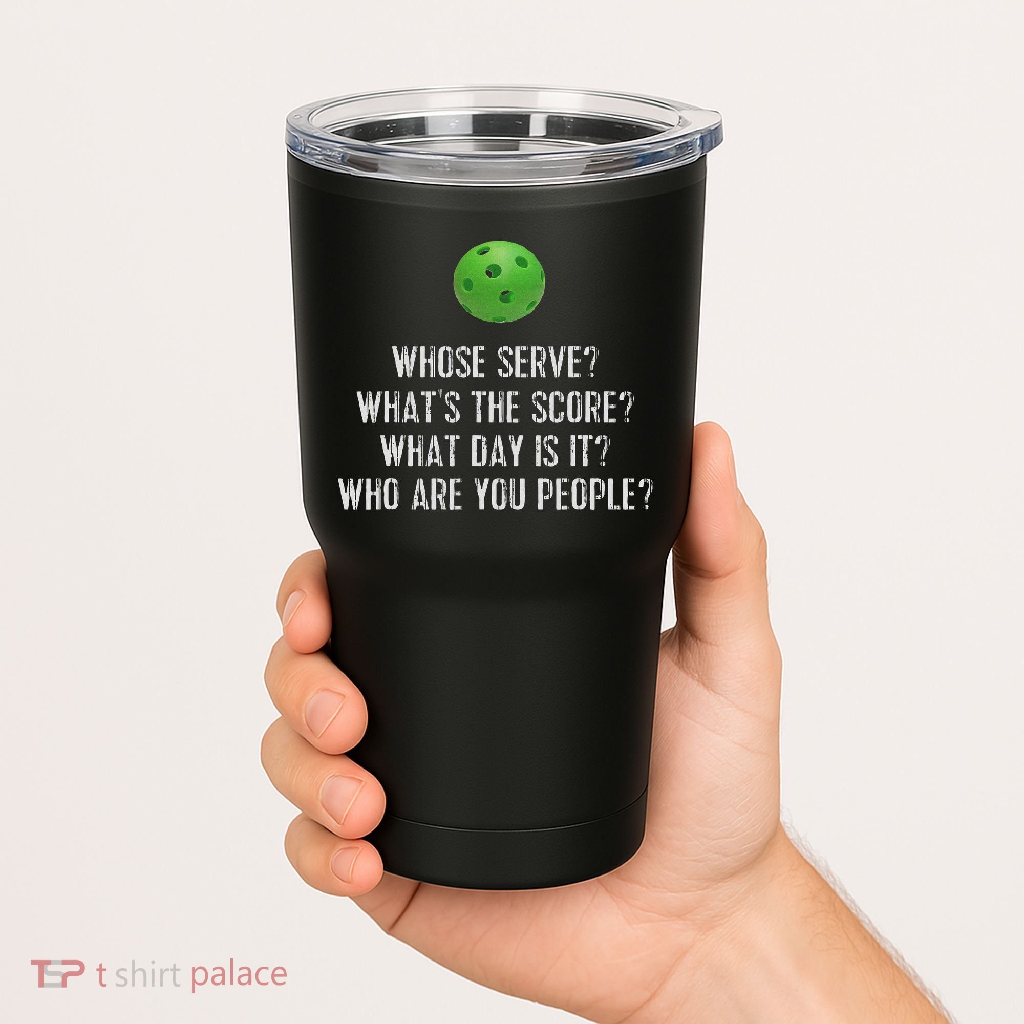 Funny Pickleball Whose Serve League Pickleball Team Tumbler