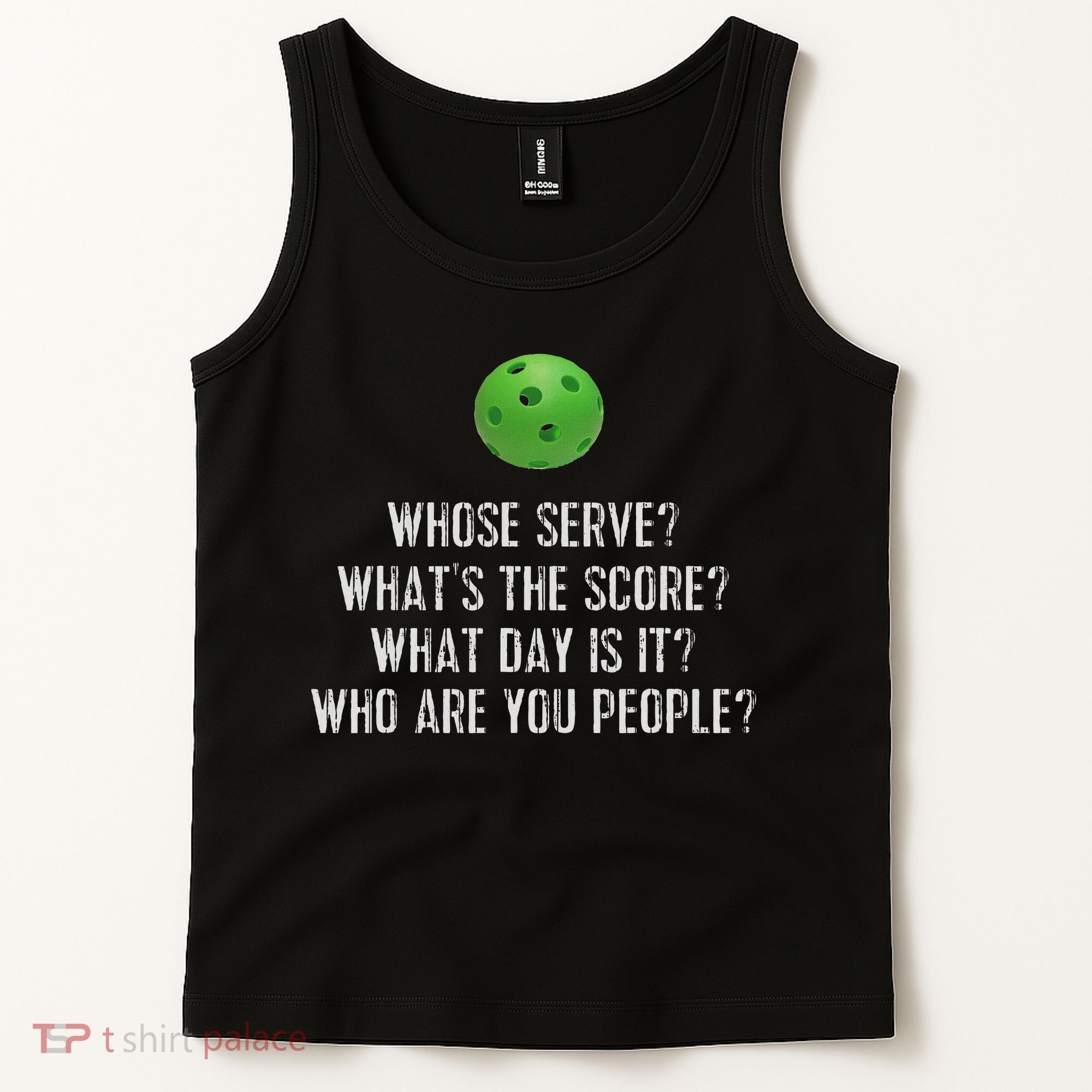 Funny Pickleball Whose Serve League Pickleball Team Tank Top