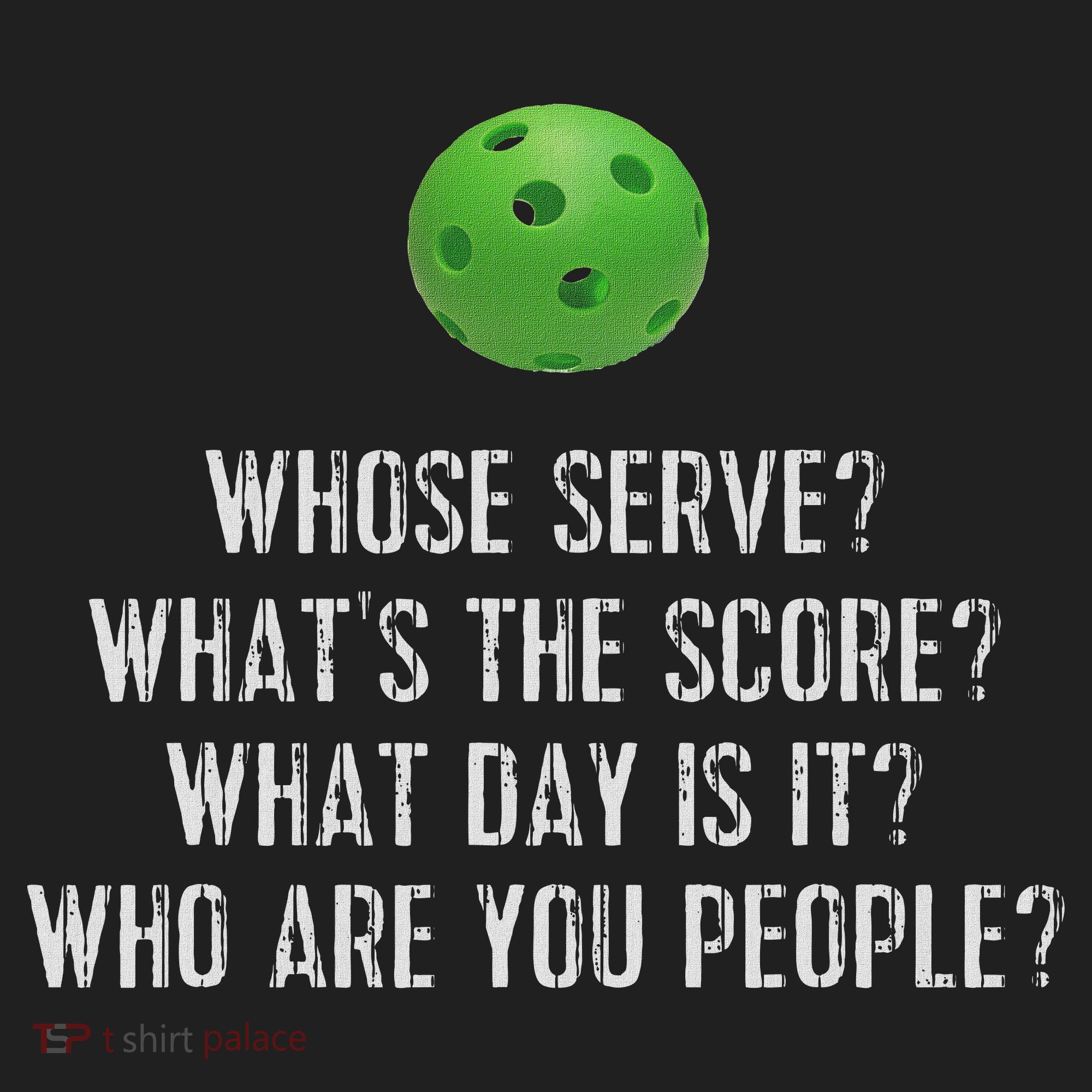 Funny Pickleball Whose Serve League Pickleball Team Golf Towel