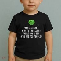 Funny Pickleball Whose Serve League Pickleball Team Toddler T-Shirt thumb 2