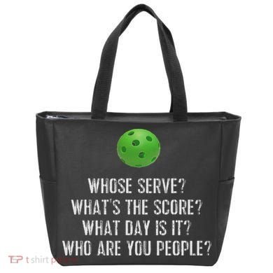 Funny Pickleball Whose Serve League Pickleball Team Tote Bag