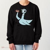 Funny Pigeon With A Hotdog Fan Art Women's Sweatshirt thumb 0