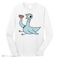 Funny Pigeon With A Hotdog Fan Art Long Sleeve Shirt thumb 0