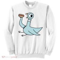 Funny Pigeon With A Hotdog Fan Art Sweatshirt thumb 0