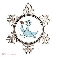 Funny Pigeon With A Hotdog Fan Art Ornament thumb 0
