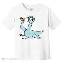 Funny Pigeon With A Hotdog Fan Art Toddler T-Shirt thumb 0