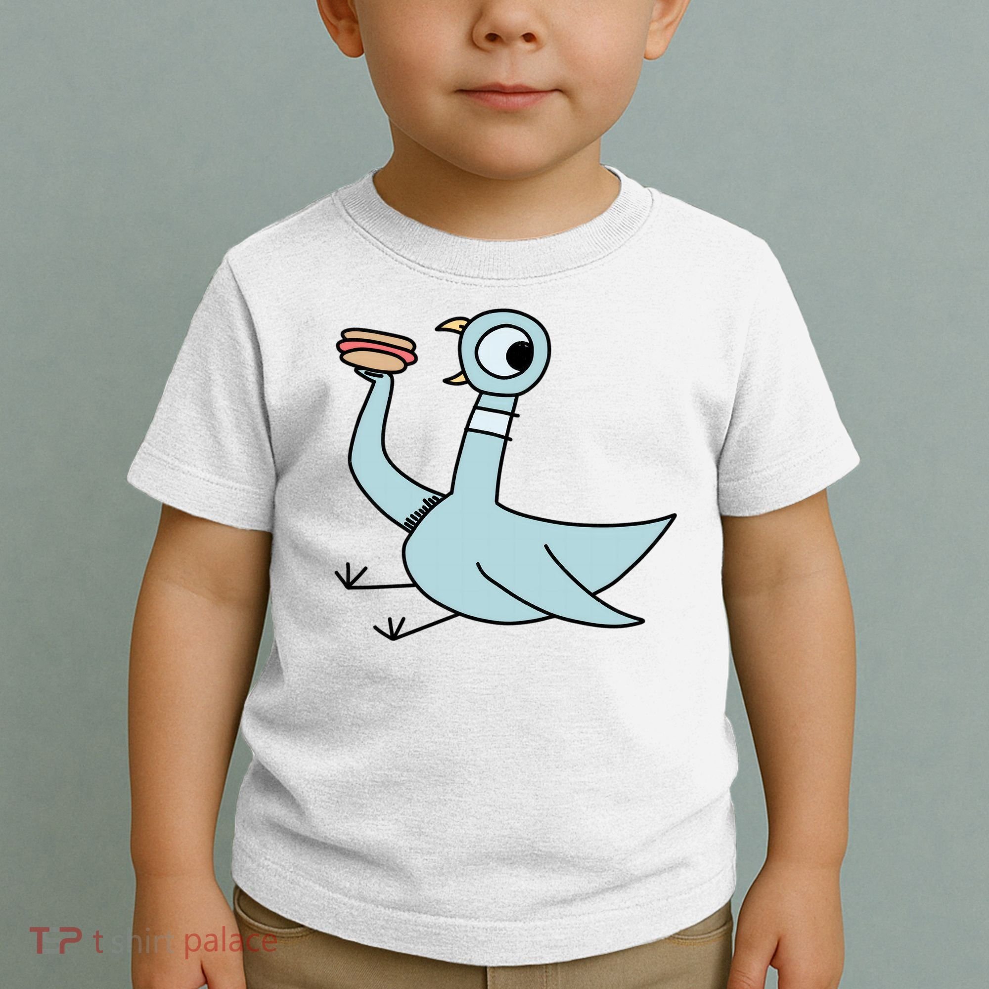 Funny Pigeon With A Hotdog Fan Art Toddler T-Shirt
