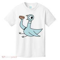 Funny Pigeon With A Hotdog Fan Art Kids T-Shirt thumb 0