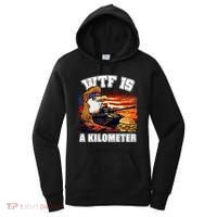 Funny Patriotic Wtf Is A Kilometer Women's Hoodie thumb 0