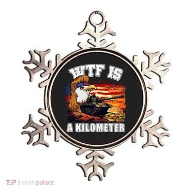 Funny Patriotic Wtf Is A Kilometer Ornament