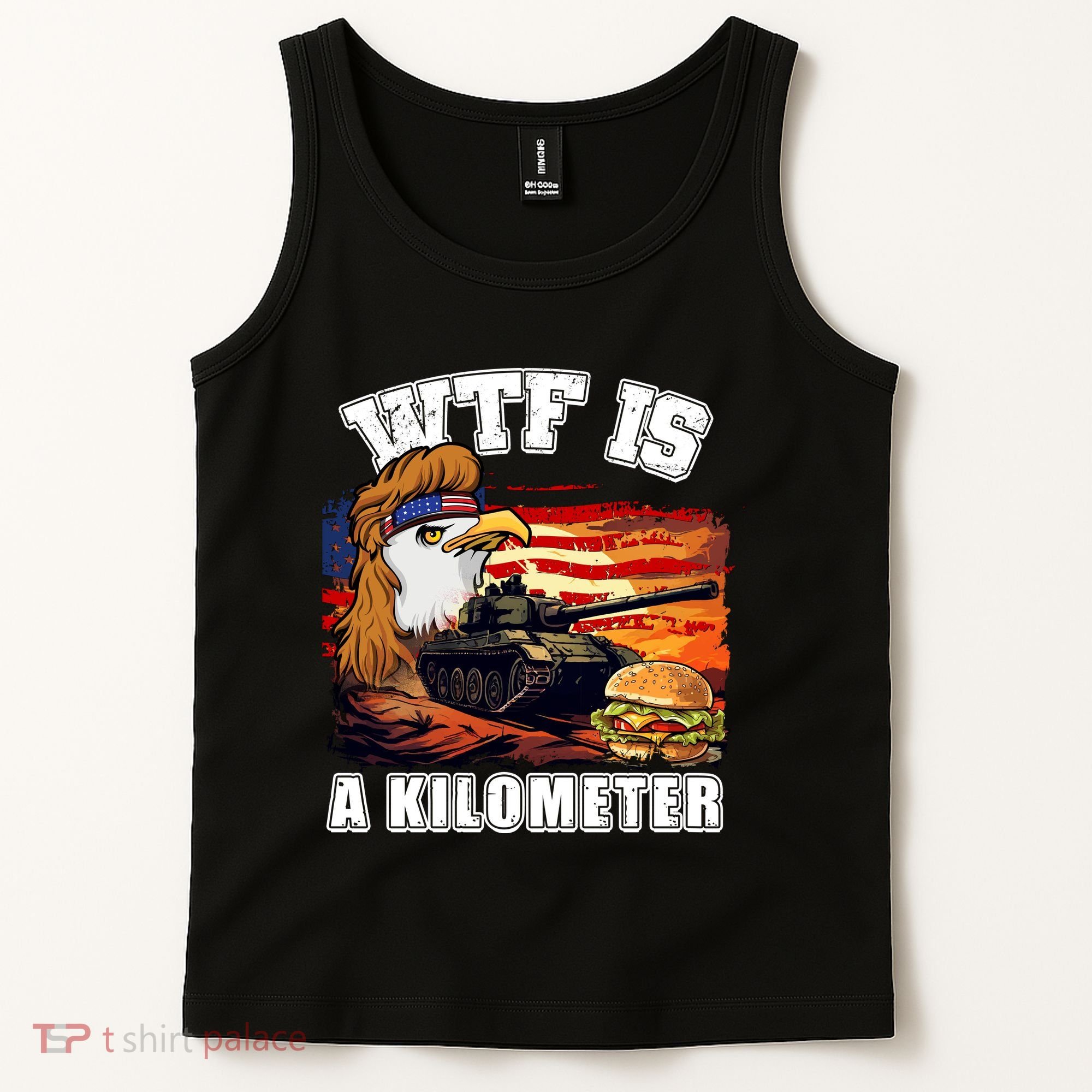 Funny Patriotic Wtf Is A Kilometer Tank Top