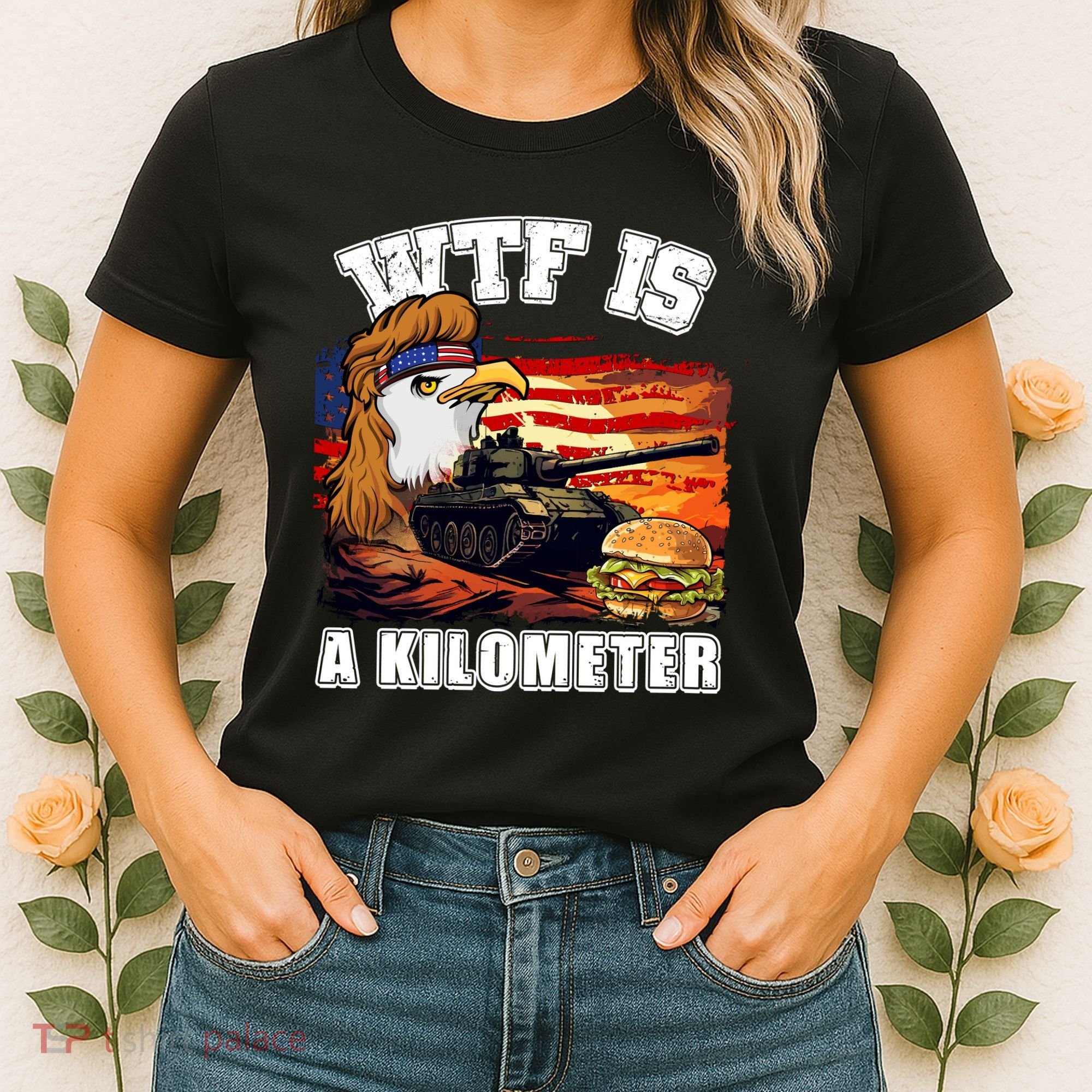 Funny Patriotic Wtf Is A Kilometer Women's T-Shirt