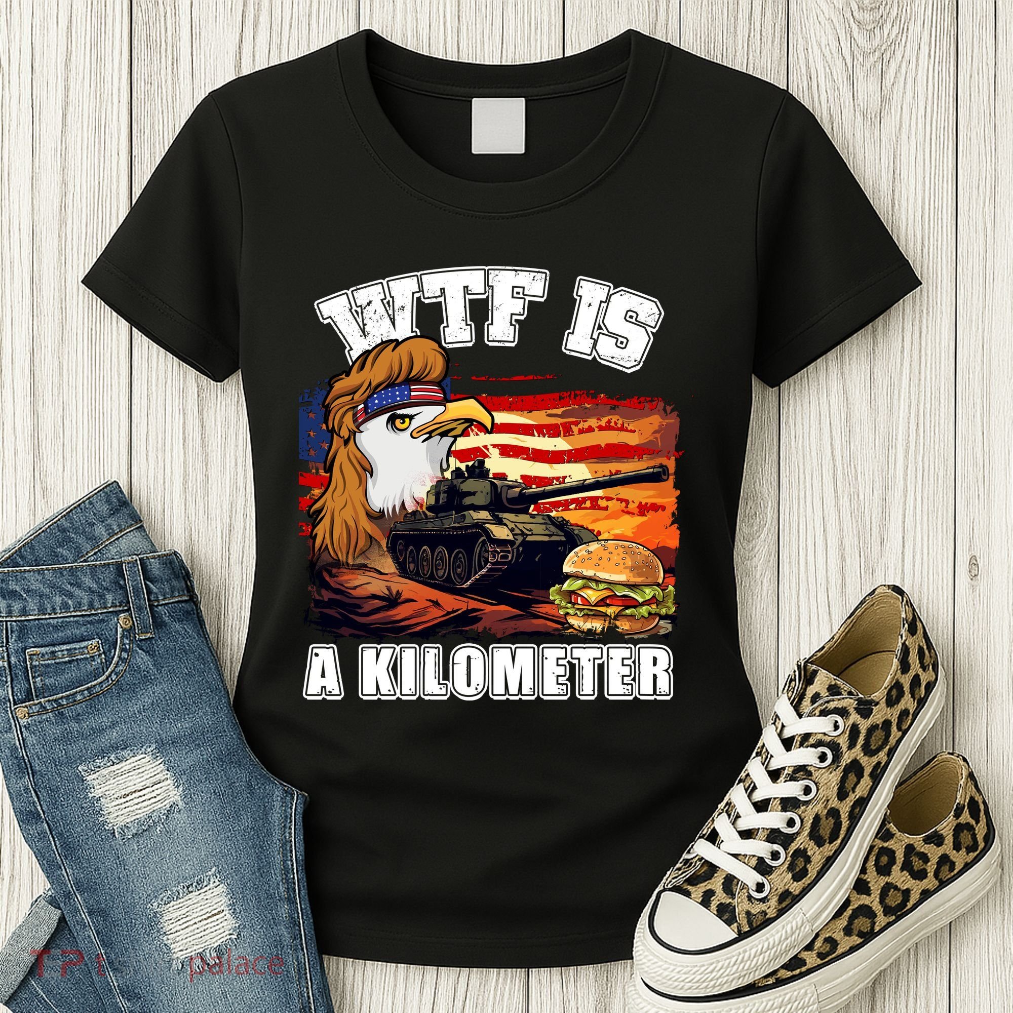 Funny Patriotic Wtf Is A Kilometer Women's T-Shirt