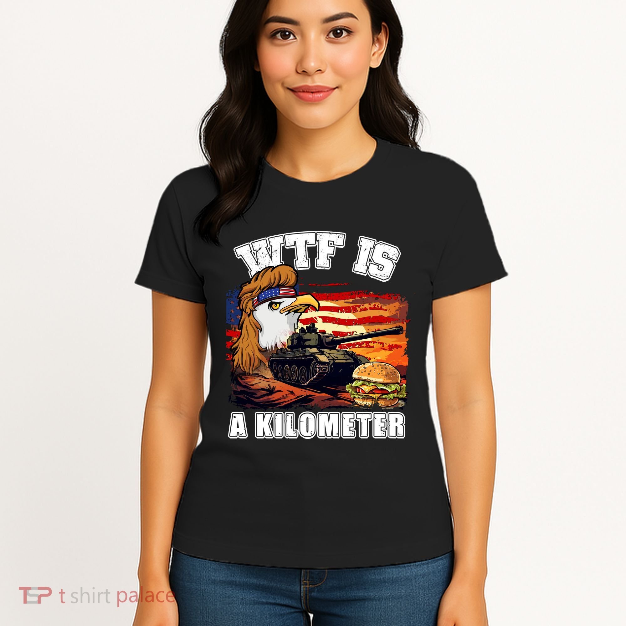 Funny Patriotic Wtf Is A Kilometer Women's T-Shirt