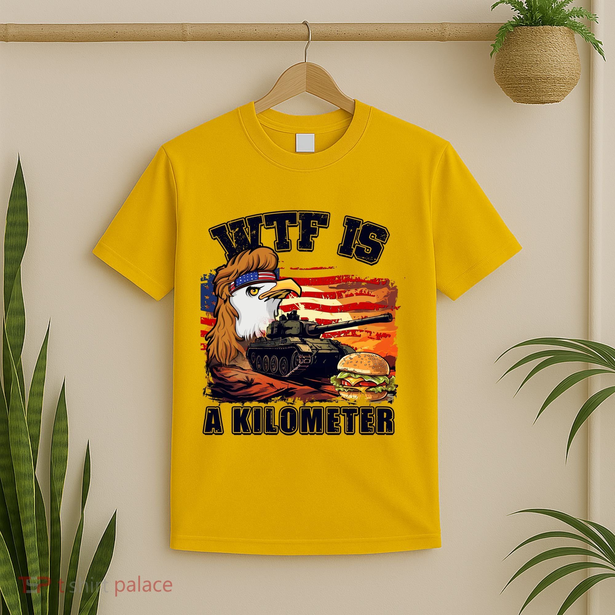 Funny Patriotic Wtf Is A Kilometer T-Shirt