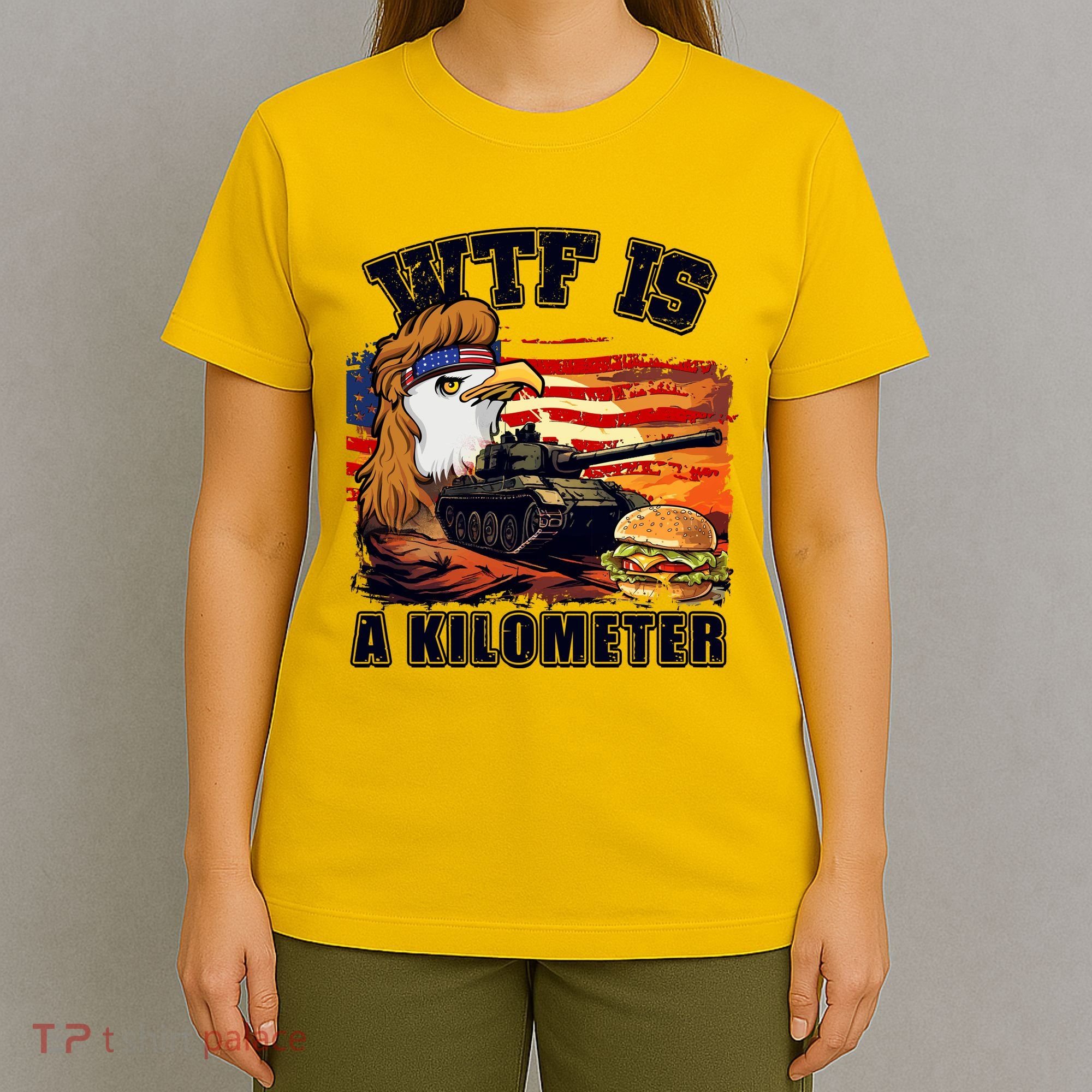Funny Patriotic Wtf Is A Kilometer T-Shirt