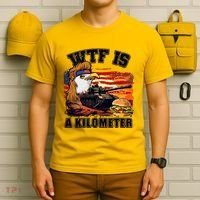 Funny Patriotic Wtf Is A Kilometer T-Shirt thumb 6