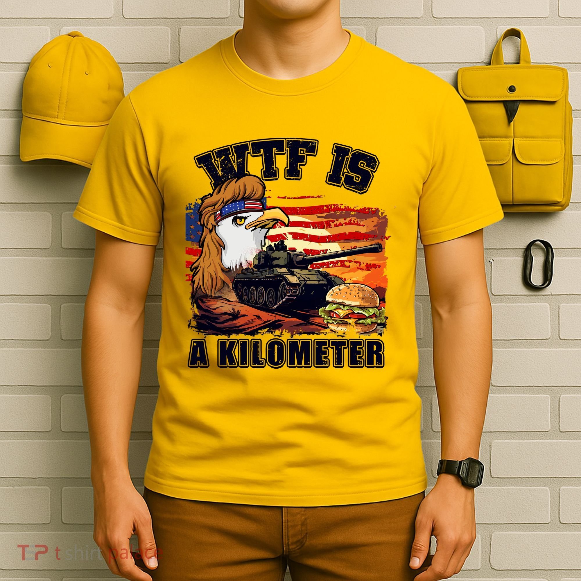 Funny Patriotic Wtf Is A Kilometer T-Shirt