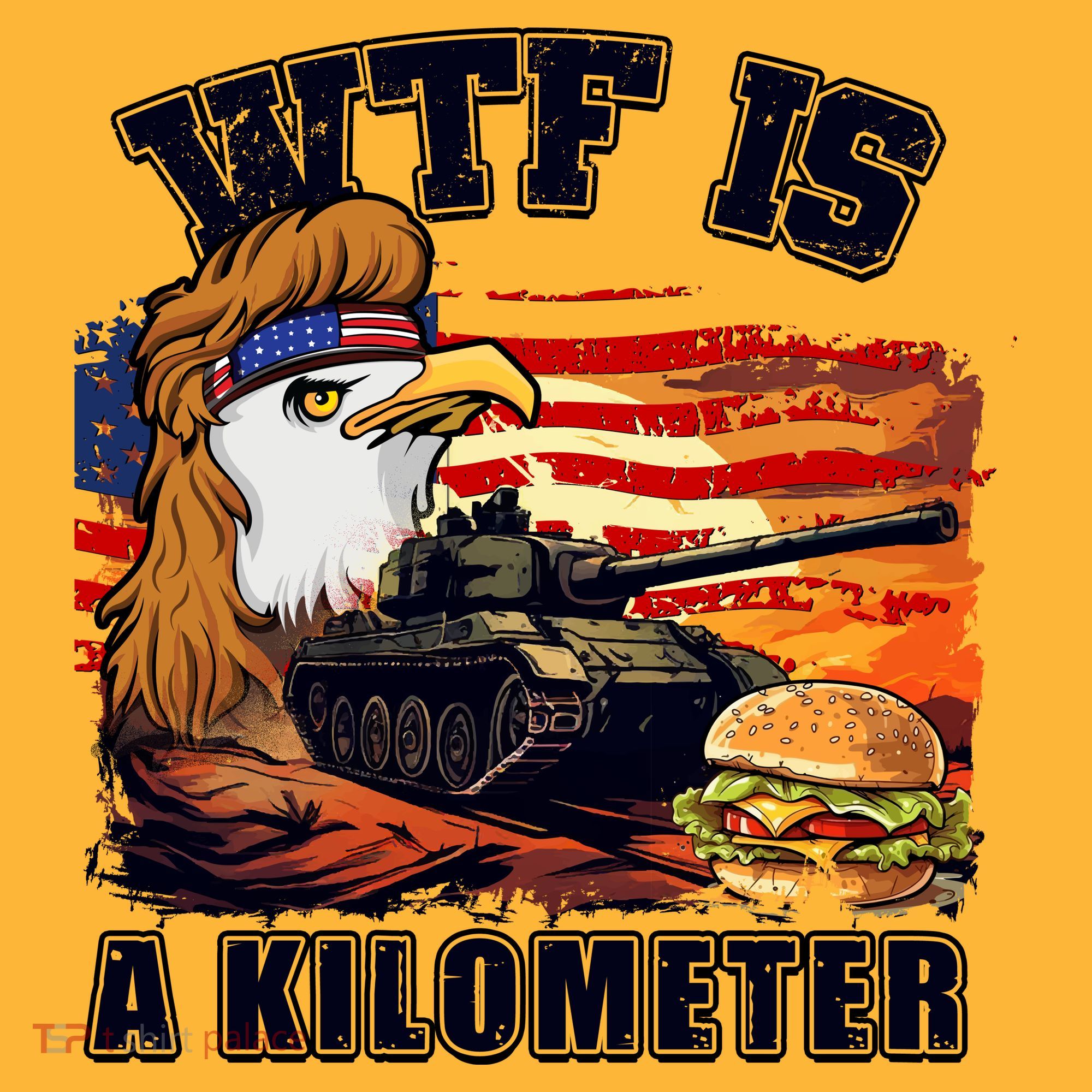 Funny Patriotic Wtf Is A Kilometer Mousepad