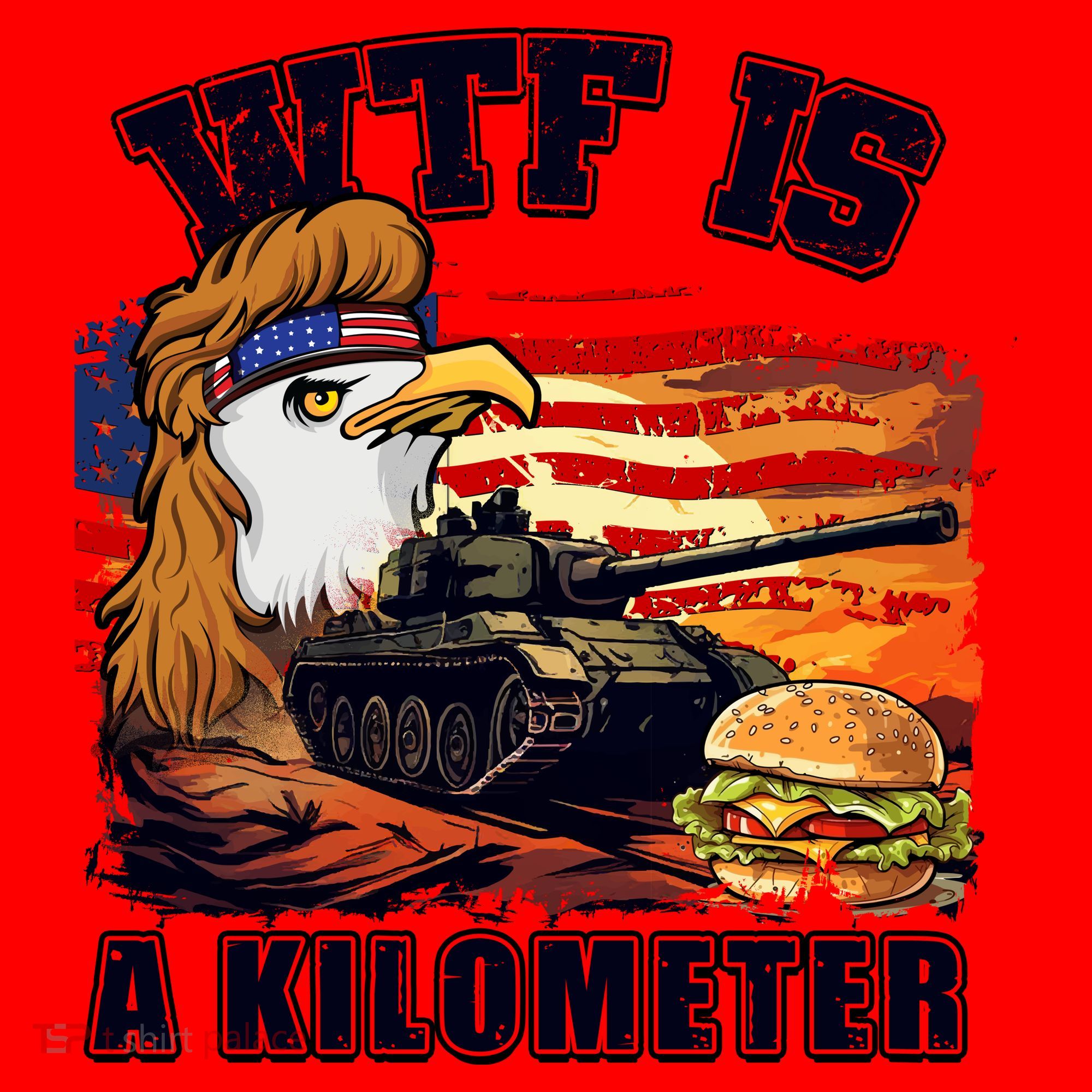 Funny Patriotic Wtf Is A Kilometer Santa Hat