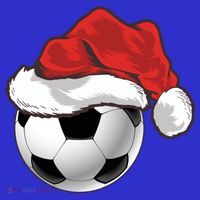 Football Player Xmas Gift Santa Hat Soccer Ball Christmas Gift Hoodie thumb 2